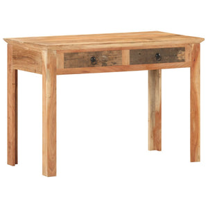 Schreibtisch aus recyceltem Massivholz 110x50 cm