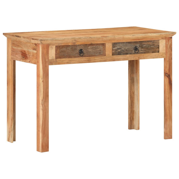 Schreibtisch aus recyceltem Massivholz 110x50 cm