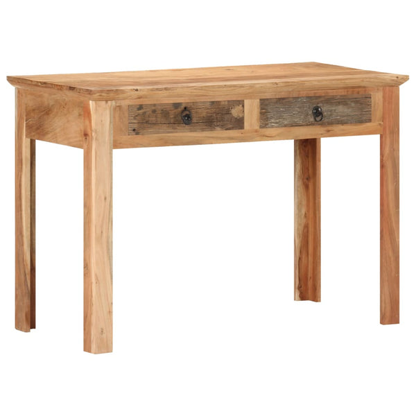 Schreibtisch aus recyceltem Massivholz 110x50 cm