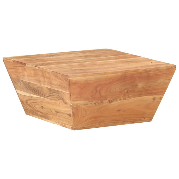 Massivholz Couchtisch Akazie 66x66 cm