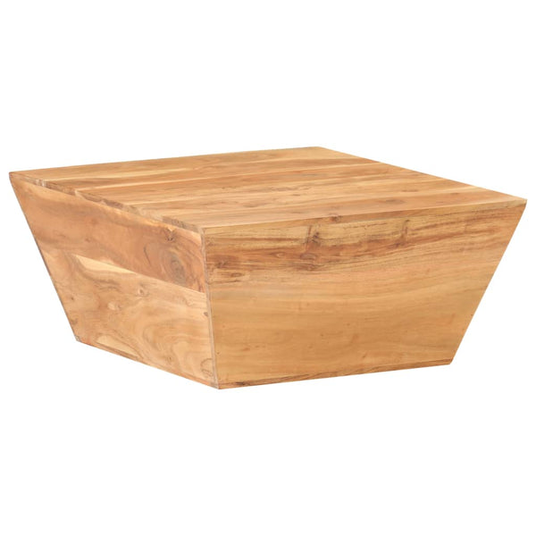 Massivholz Couchtisch Akazie 66x66 cm