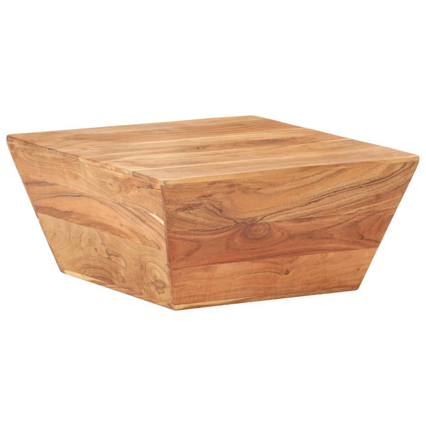 Massivholz Couchtisch Akazie 66x66 cm
