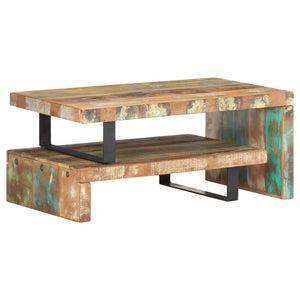 2-teiliges Couchtisch Set Altholz