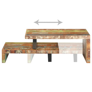 2-teiliges Couchtisch Set Altholz