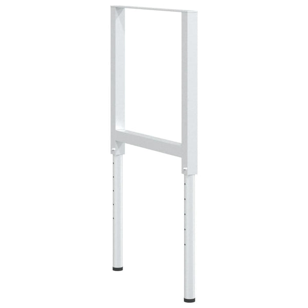 Werkbankgestell Verstellbar 2 Stk. Metall 55x(69-95,5) cm Grau