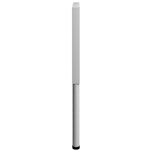 Werkbankgestell Verstellbar 2 Stk. Metall 85x(69-95,5) cm Grau
