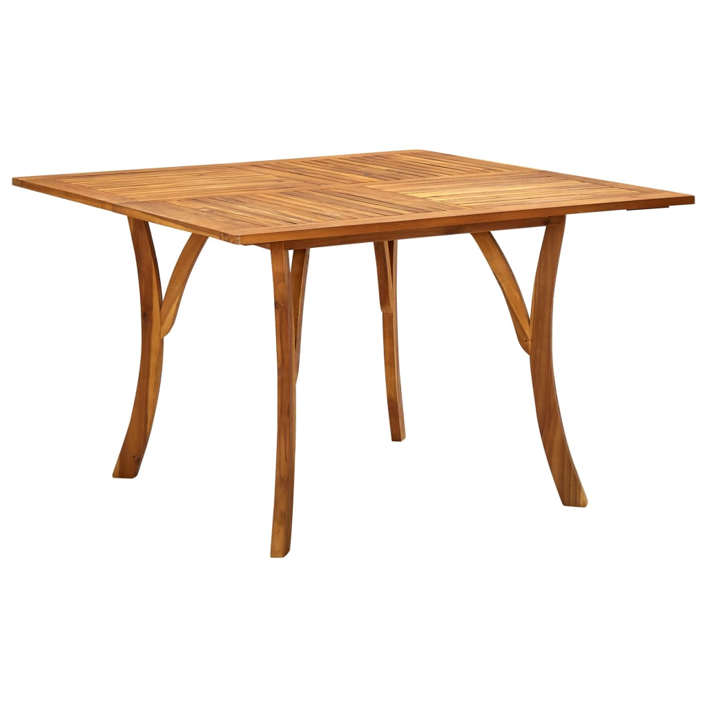 Gartentisch 120x120x75 cm Akazie Massivholz