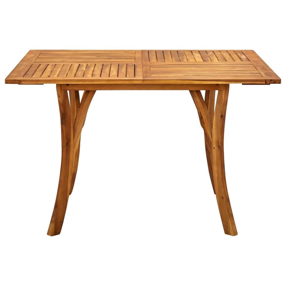 Gartentisch 120x120x75 cm Akazie Massivholz