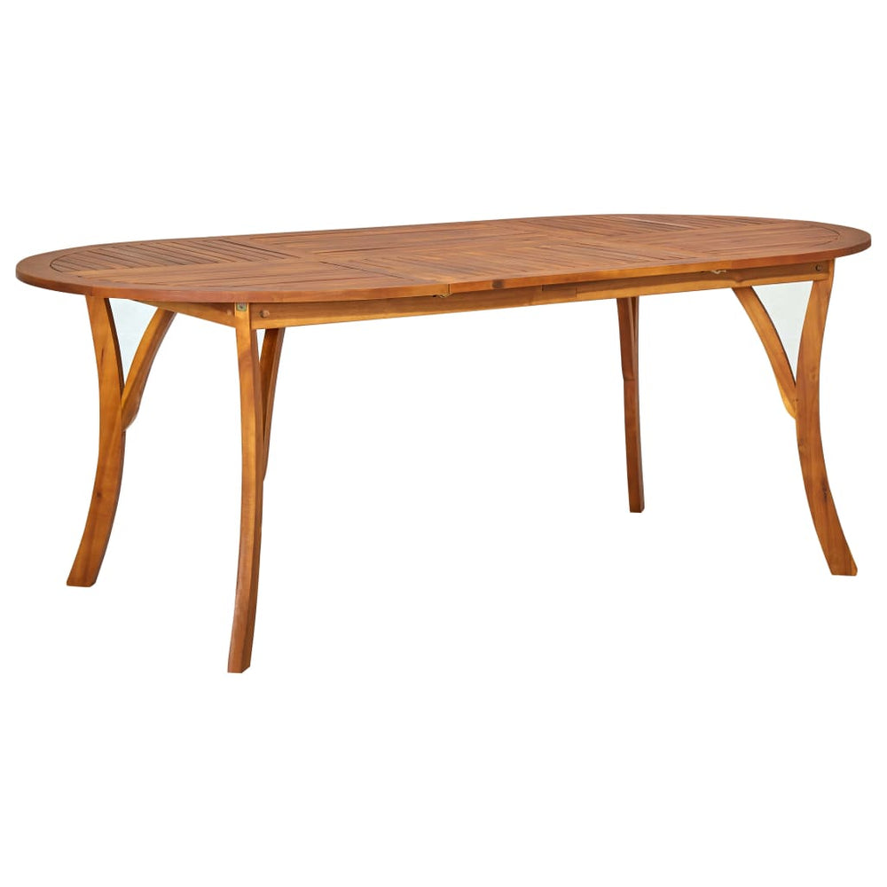 Gartentisch 201x100x75 cm Akazie Massivholz