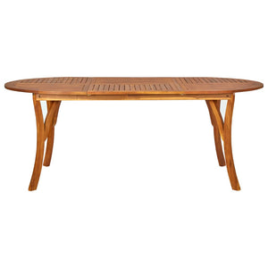 Gartentisch 201x100x75 cm Akazie Massivholz