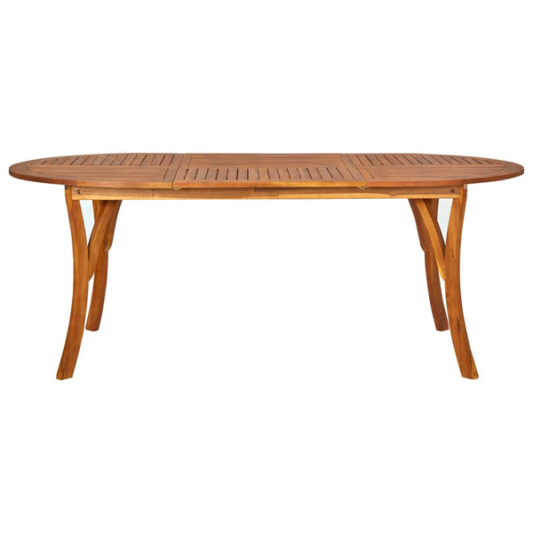 Gartentisch 201x100x75 cm Akazie Massivholz
