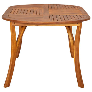 Gartentisch 201x100x75 cm Akazie Massivholz