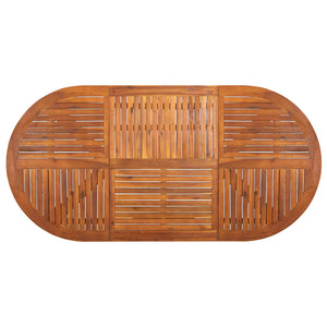 Gartentisch 201x100x75 cm Akazie Massivholz