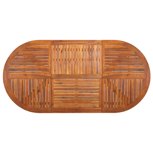 Gartentisch 201x100x75 cm Akazie Massivholz