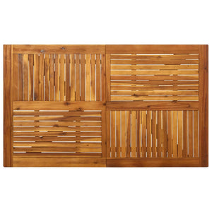 Gartentisch 150x90x75 cm Akazie Massivholz