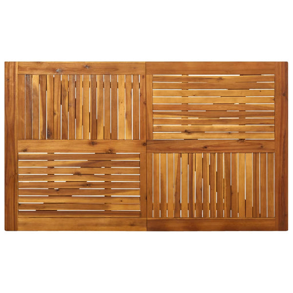 Gartentisch 150x90x75 cm Akazie Massivholz