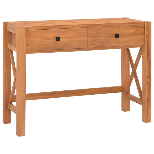 Teak Schreibtisch mit 2 Schubladen