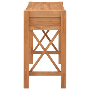 Teak Schreibtisch mit 2 Schubladen