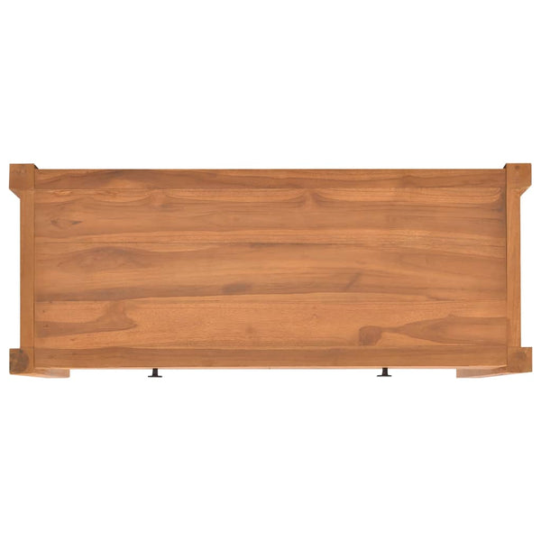 Teak Schreibtisch mit 2 Schubladen