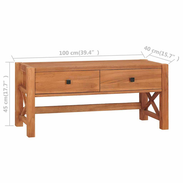 Teak TV-Schrank, 100 cm