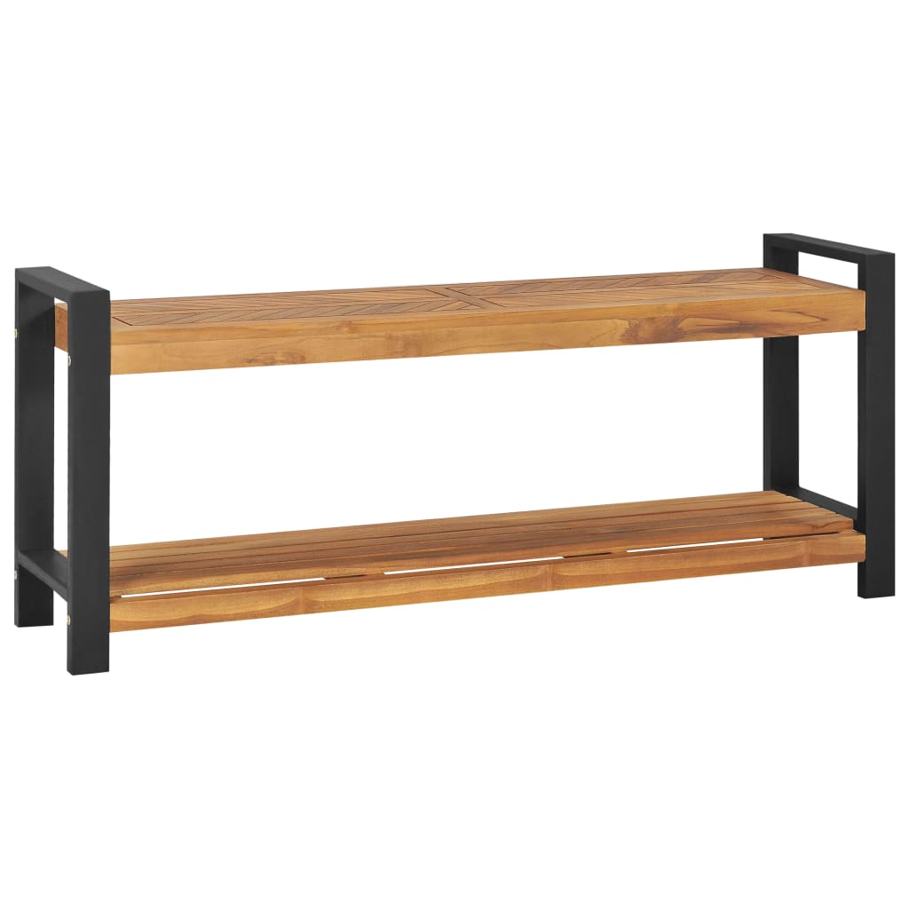 Massivholz Teak Sitzbank 120 cm