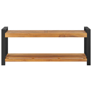 Massivholz Teak Sitzbank 120 cm