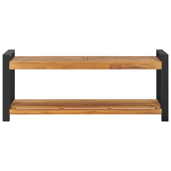 Massivholz Teak Sitzbank 120 cm