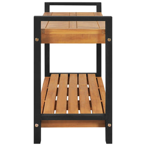 Massivholz Teak Sitzbank 120 cm