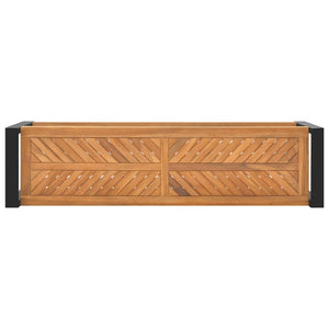 Massivholz Teak Sitzbank 120 cm
