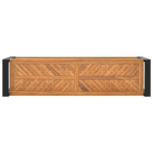 Massivholz Teak Sitzbank 120 cm
