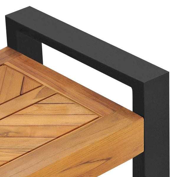 Massivholz Teak Sitzbank 120 cm