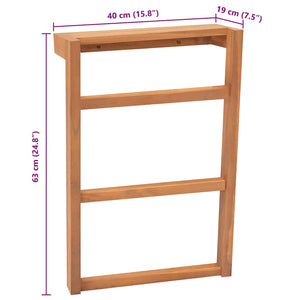 Massivholz Teak Handtuchhalter 2er Set