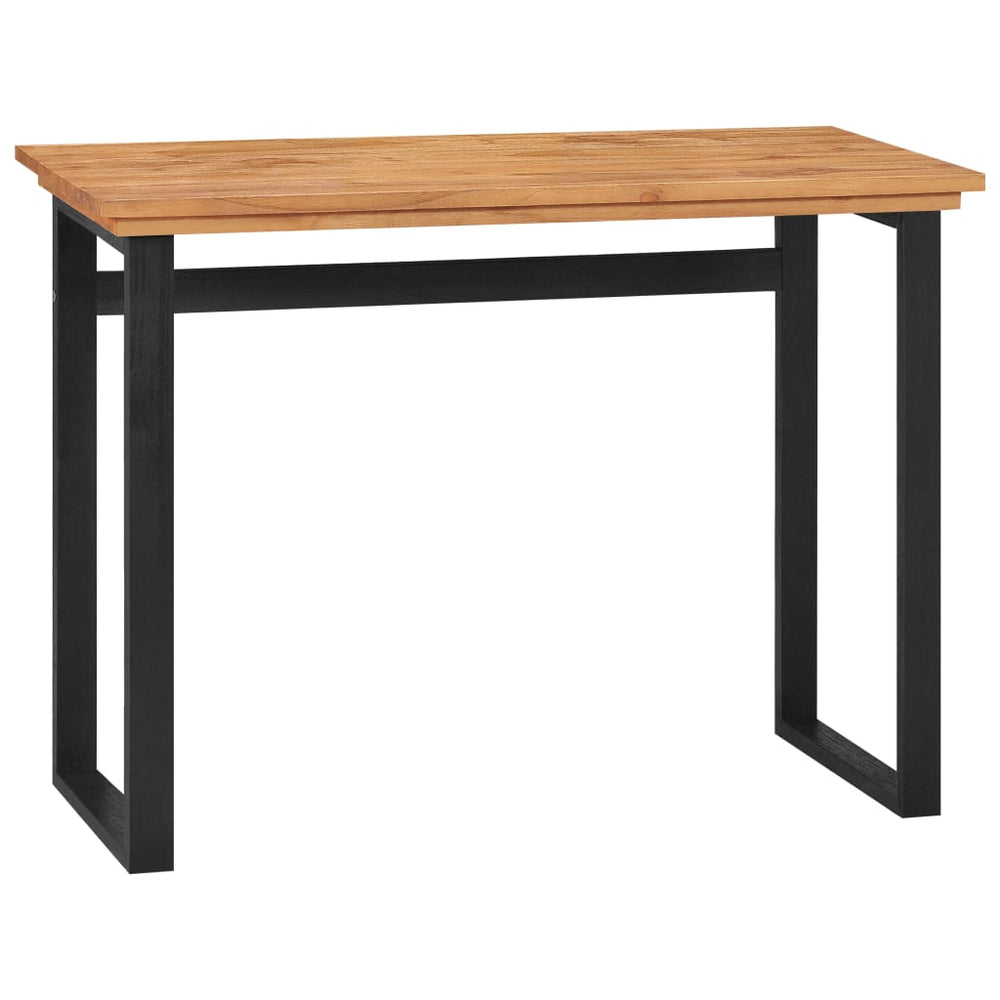 Massivholz Teak Schreibtisch 100x45 cm