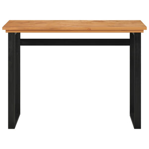Massivholz Teak Schreibtisch 100x45 cm