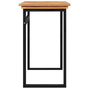 Massivholz Teak Schreibtisch 100x45 cm