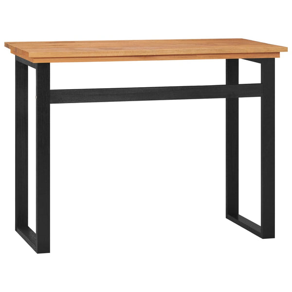 Massivholz Teak Schreibtisch 100x45 cm