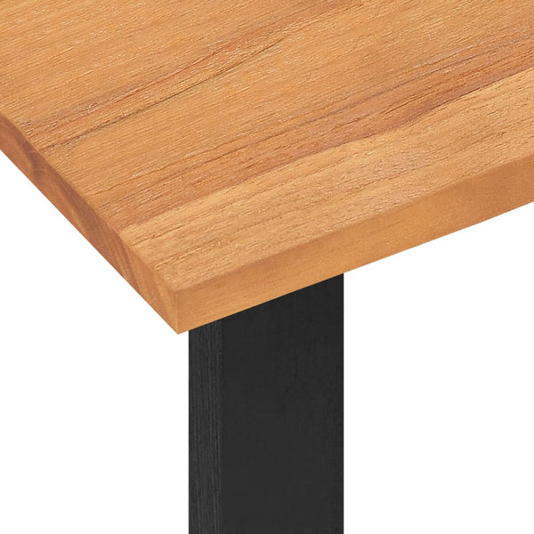 Massivholz Teak Schreibtisch 100x45 cm