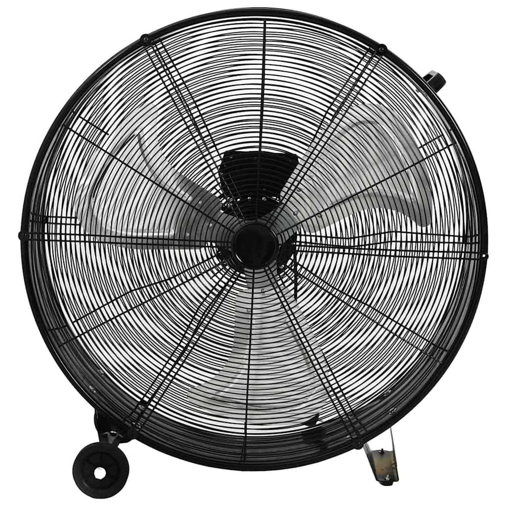 vidaXL Drum Fan Industrial 77 cm 187.7 W Black