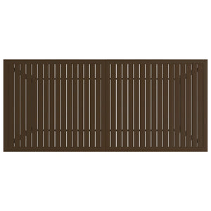 Gartentisch Braun 190x80x72 cm Stahl
