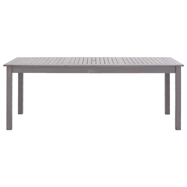 Gartentisch Grau 200x90x74 cm Akazie Massivholz
