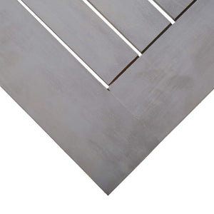 Gartentisch Grau 200x90x74 cm Akazie Massivholz
