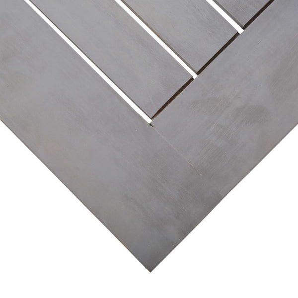Gartentisch Grau 200x90x74 cm Akazie Massivholz