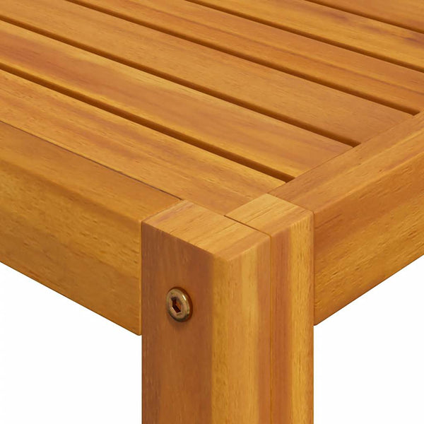 3-tlg. Garten-Lounge-Set mit Creme-Kissen Massivholz Akazie