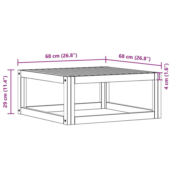 3-tlg. Garten-Lounge-Set mit Creme-Kissen Massivholz Akazie