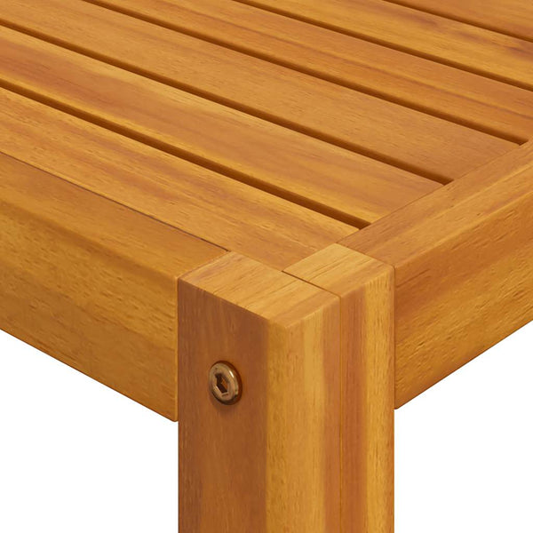 2-tlg. Garten-Sofagarnitur mit Auflage Massivholz Akazie
