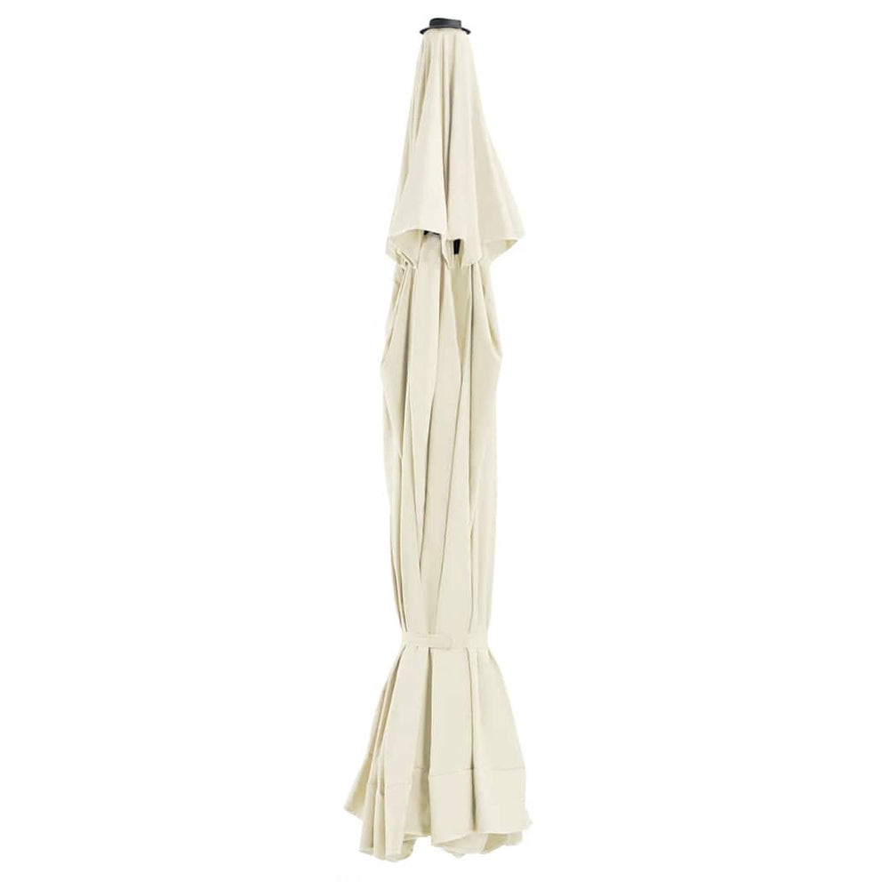 vidaXL Housse de rechange pour parasol Beige sable 515 cm