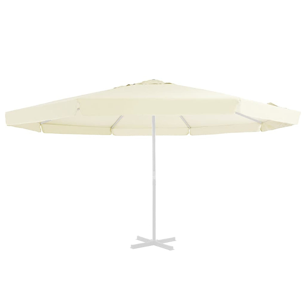 vidaXL Housse de rechange pour parasol Beige sable 515 cm