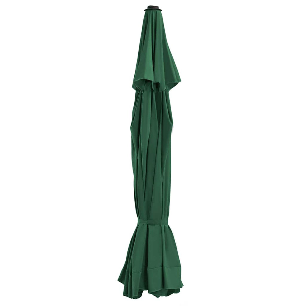 vidaXL Housse de rechange pour parasol vert 515 cm