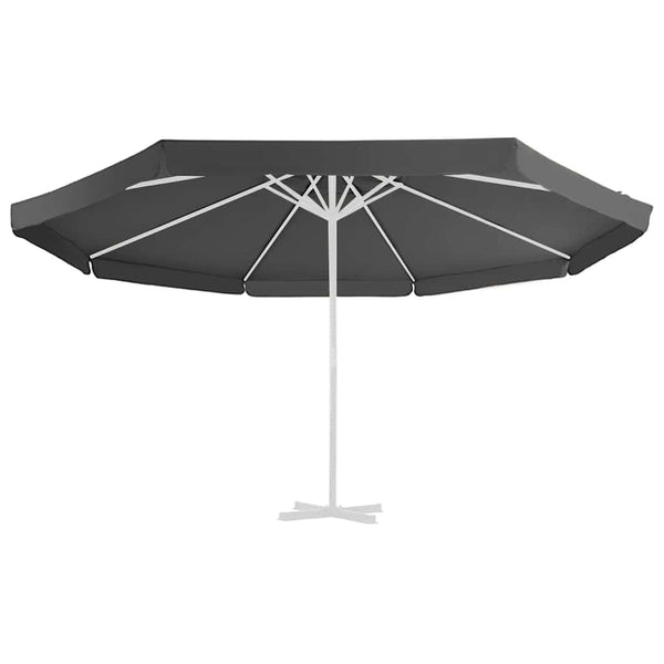 Ersatzbezug für Sonnenschirm Anthrazit 515 cm