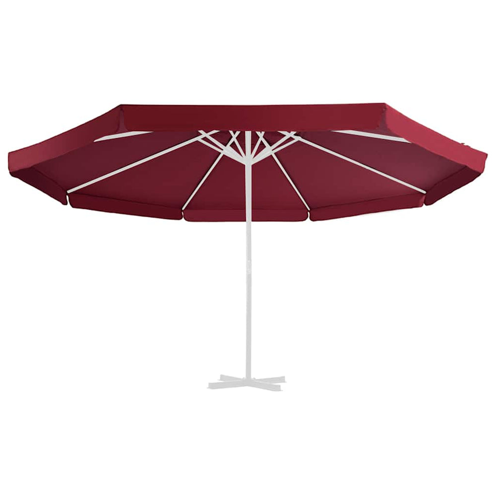 vidaXL Housse de rechange pour parasol Rouge bordeaux 515 cm